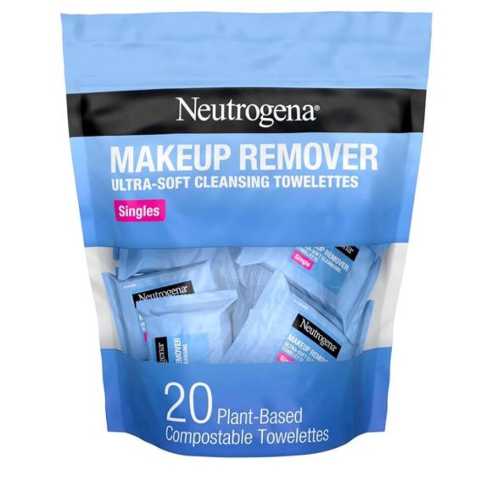 Makeup Remover Wipes Singles, Individually Wrapped Face‎ Wipes, Facial Cleanser